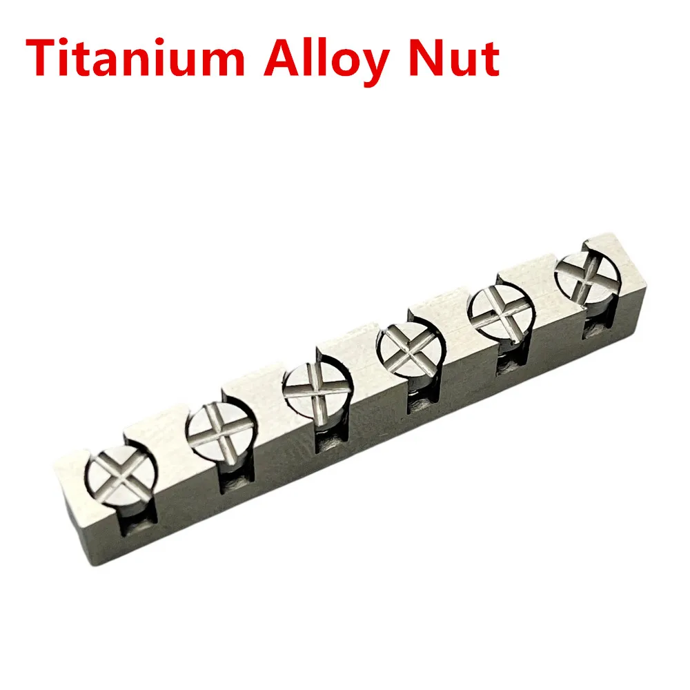 

【Made in Japan】1 Piece Electric Guitar Titanium Alloy Height Adjustable Nut For Strat ST Tele TL Les Paul LP SG Style Guitar