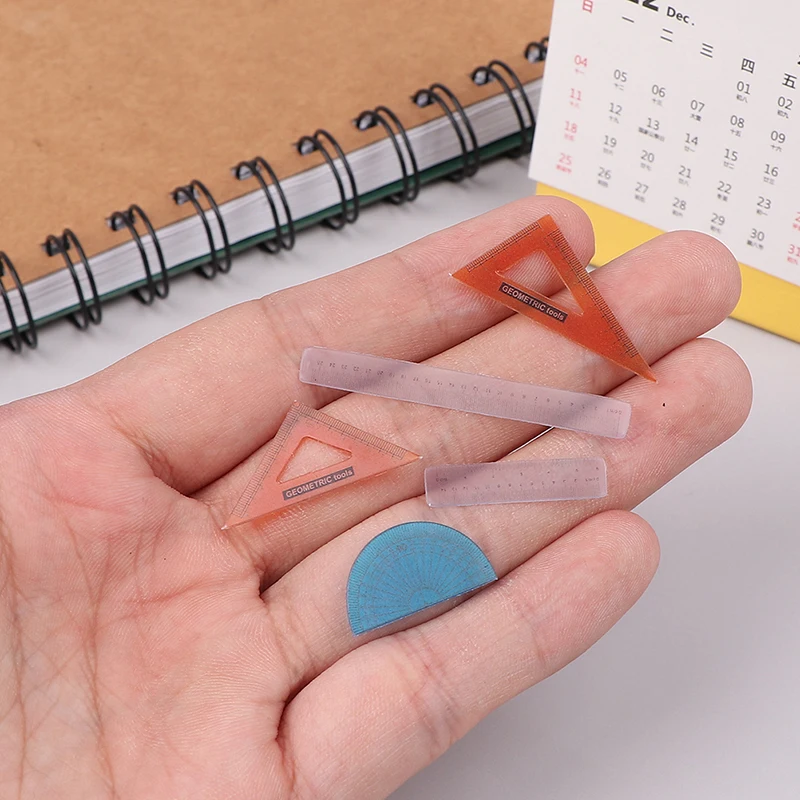 

1:1 миниатюрный набор линейки для кукольного домика, обучающая модель для рисования, украшение для кукольного домика, детские игрушки для ро...