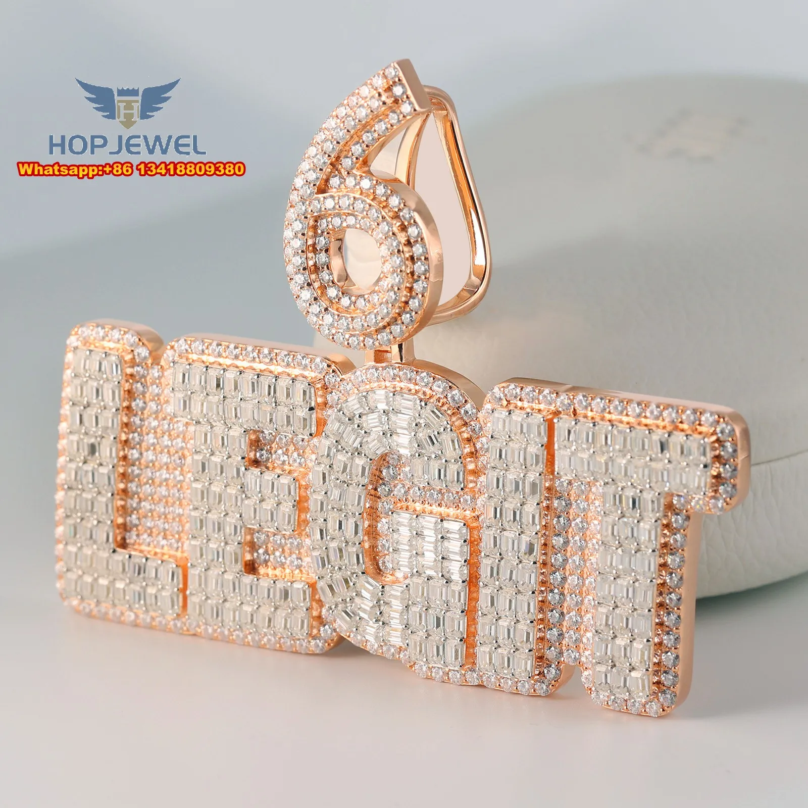 Цепочка JEWE с уникальным бриллиантовым муассанитом