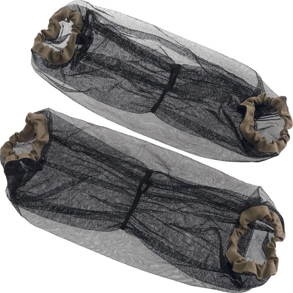 

For Outdoor Work Anti-mosquito Cover Fishing Sleeves Accessories Anti-insecting Sleeve Black Fishing Equipment 1 Pair 15*8*4cm
