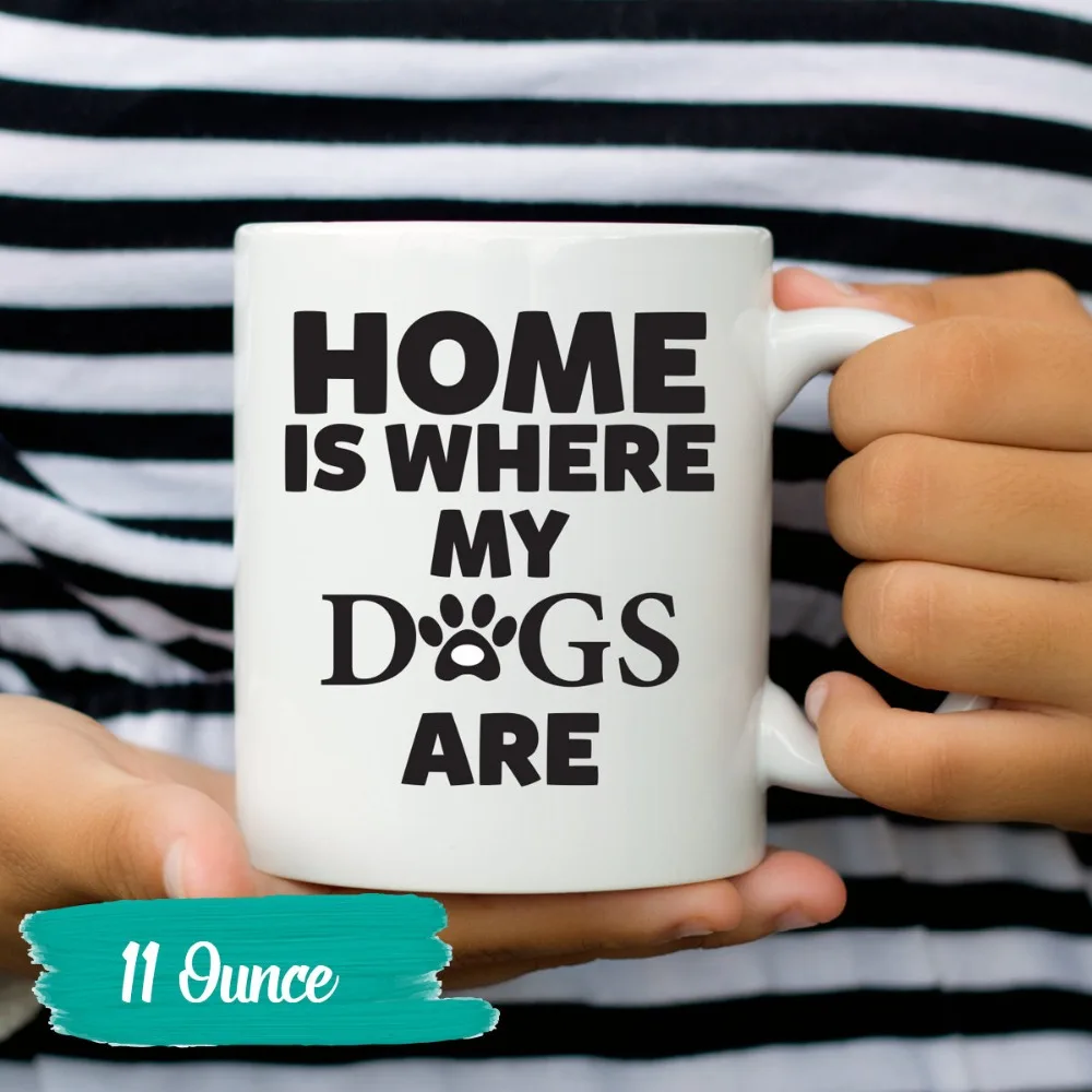 

Crazy Dog Lady Dog Cups Love Dog Mugs Home Decor Dishwasher and Microwave Safe Ceramic Friend Gift Mugen Coffee Mug Home Decal