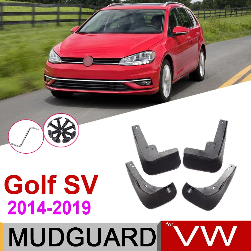 Брызговик для Volkswagen VW Golf Sportsvan SV Mk7 2019 ~ 2014 защита от грязи бритья 2018 2017 2015 |