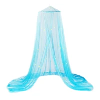 practical bed canopy anti mosquito net with fluorescent stars glow in dark universal mosquito mesh