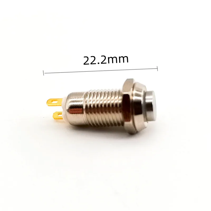 

Металлический кнопочный переключатель 8 мм 10 мм 2-контактный IP67