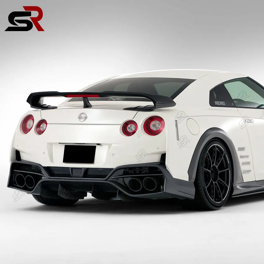 Для Nissan GTR35 углеродное волокно высококачественный задний спойлер детали задней