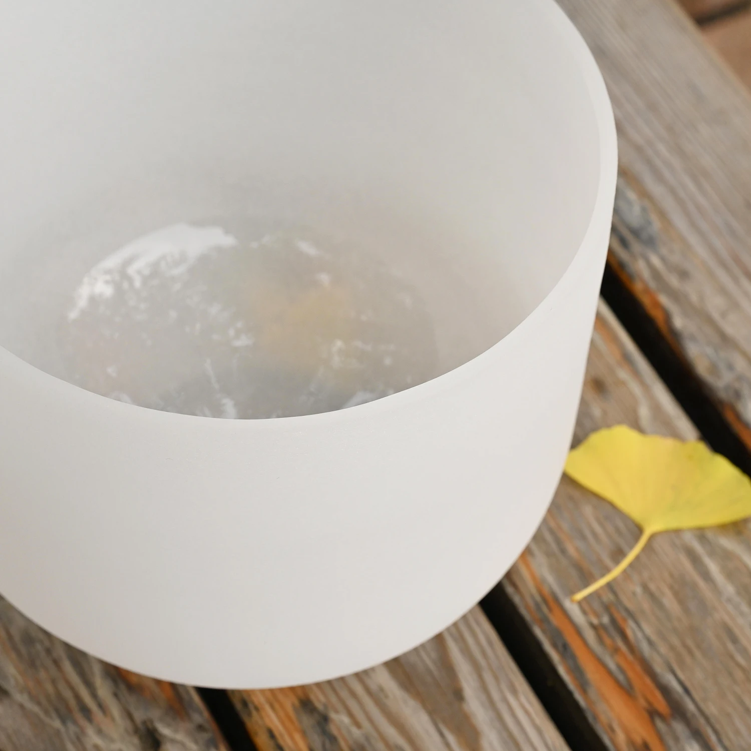 CVNC Crystal Singing Bowl Frosted Quartz Chakra 8 inch C D E F G A B Note for Meditation Sound Healing free Mallet and O-ring