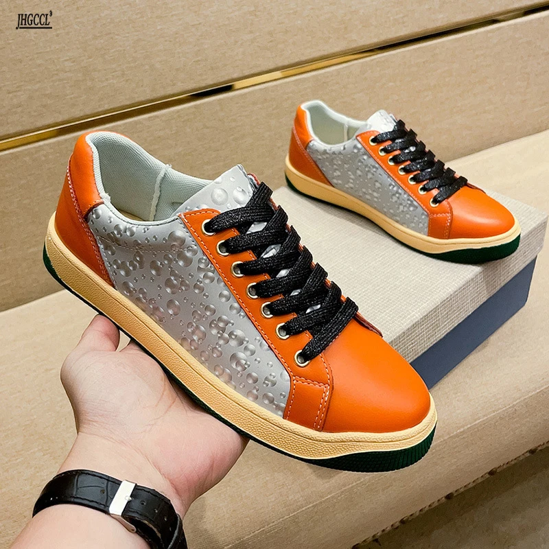 Новая мужская обувь элитная спортивная мужские кожаные дышащие туфли для доски