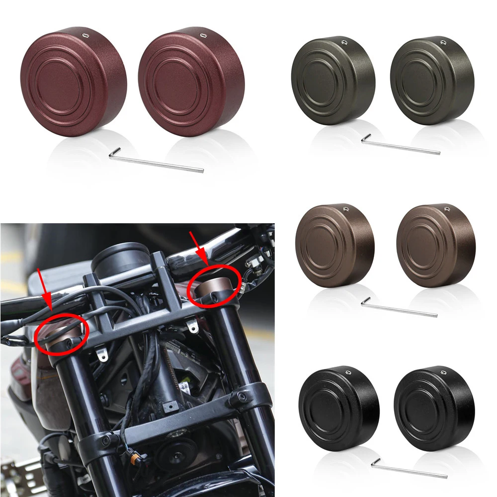 

Motorcycle Accessories Upper Fork Stem Covers For Harley Sportster S 1250S RH1250S 2022 2021