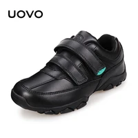 kids shoes uovo 2022 spring and autumn childrens sneakers boy genuine leather footwear black casual sneakers shoes size 31 42