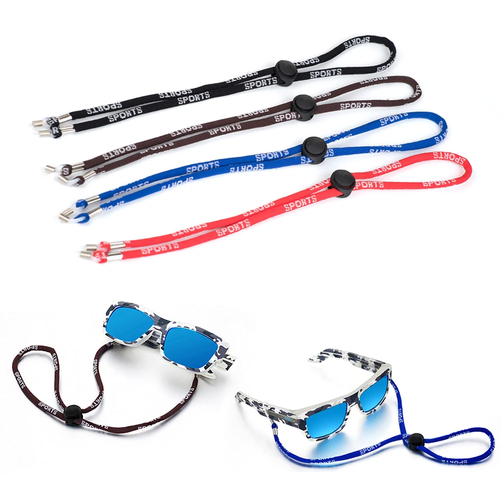

Retail Fashion Adjustable Sport Eyeglass Sunglasses Neck String Cord Outdoor Eyewear Lanyard Holder Head Band 4 Color