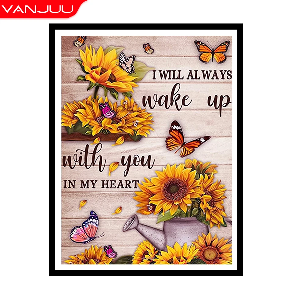 

5D DIY Diamond Mosaic Floral Digital Diamond Painting Full Round Diamond Cross Stitch Kit Home Decor