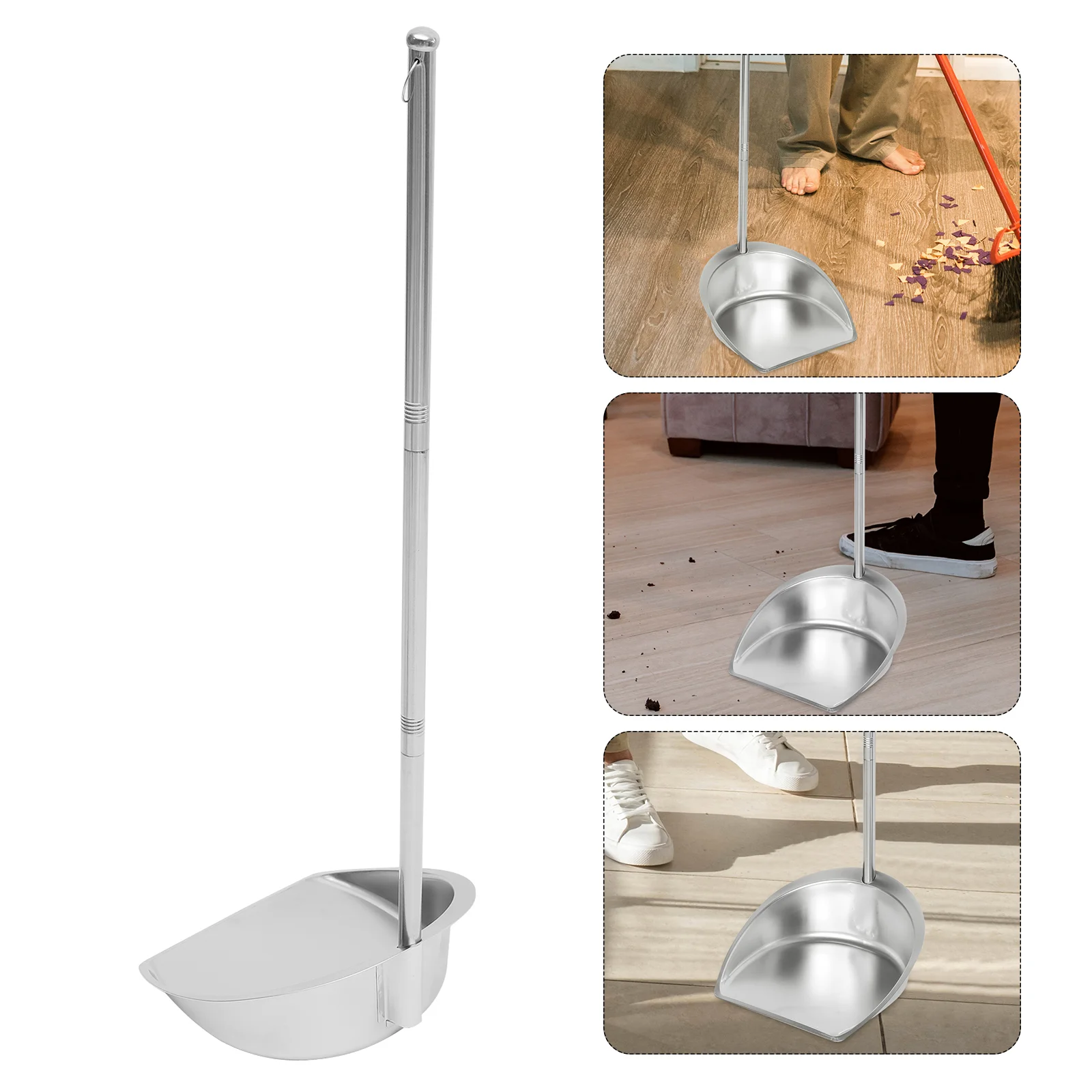 

Tools Cleaning Dust Pan Office Garbage Home Thicken Dustpan With Long Handle