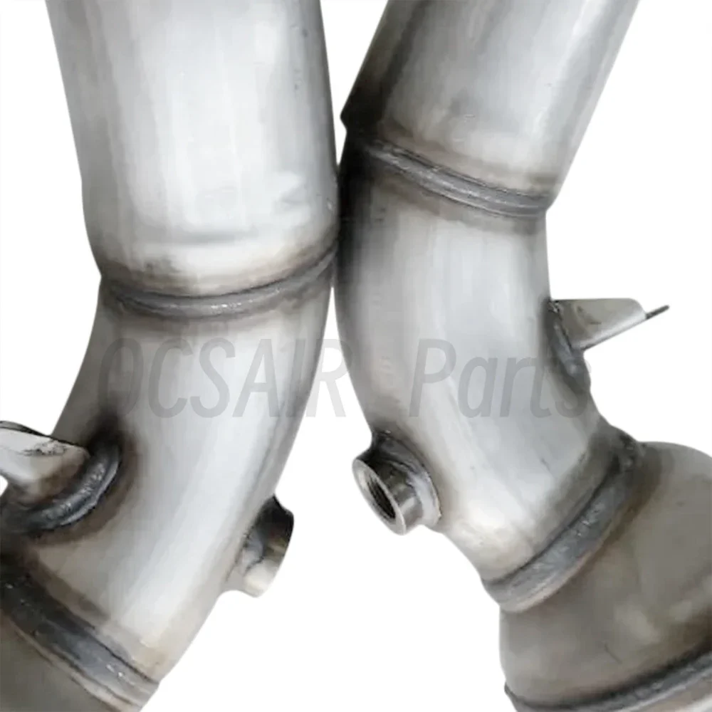 Пара передних левых и правых каталитических нейтрализаторов для porsc Cayenne 4.8L V8