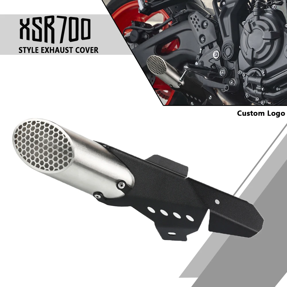 

Motorcycle Accessories Style exhaust cover Exhaust Muffler Pipe FOR YAMAHA XSR700 XSR 700 XTribute 2015-2021 2020 2019 2018 2017