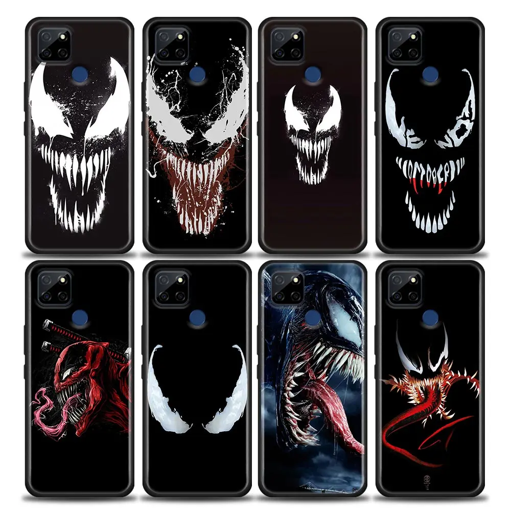 

Аксессуары для Realme C2 C3 C21 C25 C12 C20 C35 Oppo A53 A74 A16 A15 A9 A54 A95 A93 A31 A52 Чехол аниме чудо яд Человек-паук