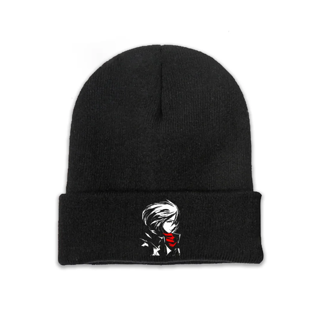 

The World is Cruel and Also Very Beautiful Skullies Beanie Attack On Titan Knitted Adults Warm Cap.Hip Hop Brimless Elastic Hats