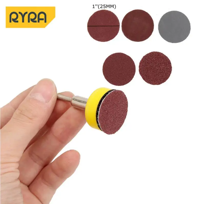 

100 шт., самоклеящиеся шлифовальные насадки, 1 дюйм, 25 мм, 100-3000