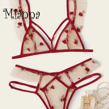 Lingerie de renda conjunto sexy mulher aberta sutiã íntimo donna sexy quente erótico porno exótico vestuário transparente lenceria langerie roupa interior (1)