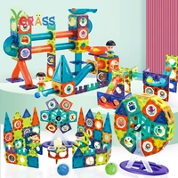 big size magnetic bricks building blocks set constructor games maze race run magnet tiles designer educational toys for children