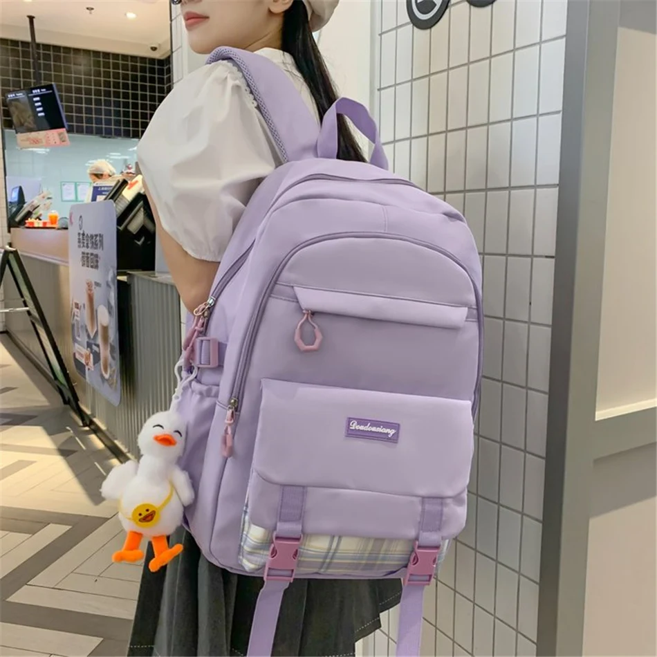 

Large Capacity School Bags for Teenager Girls Women New Trend Female Backpack 2022 Female Cute Back Pack Child Student Rucksacks