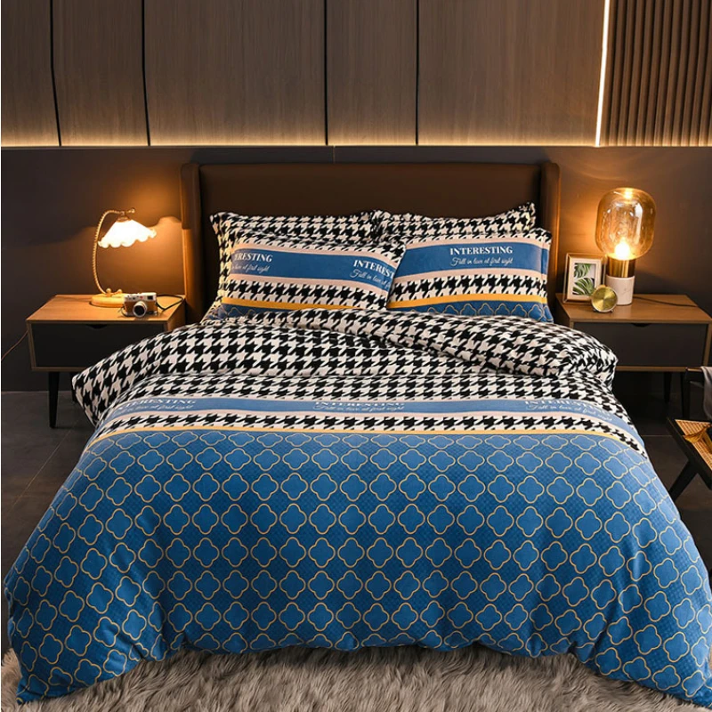 

Однотонное бриллиантовое покрывало для дома, зимнее теплое стеганое белье, четырехсекционное двойное покрывало, покрывало для двуспальной кровати