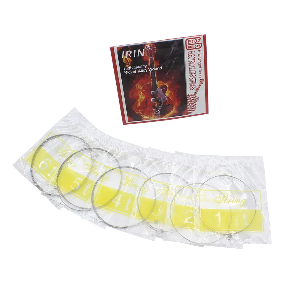 Струны для электрогитары IRIN Play Real Heavy Metal Rock E100 E101 E102 E103 E104 E105