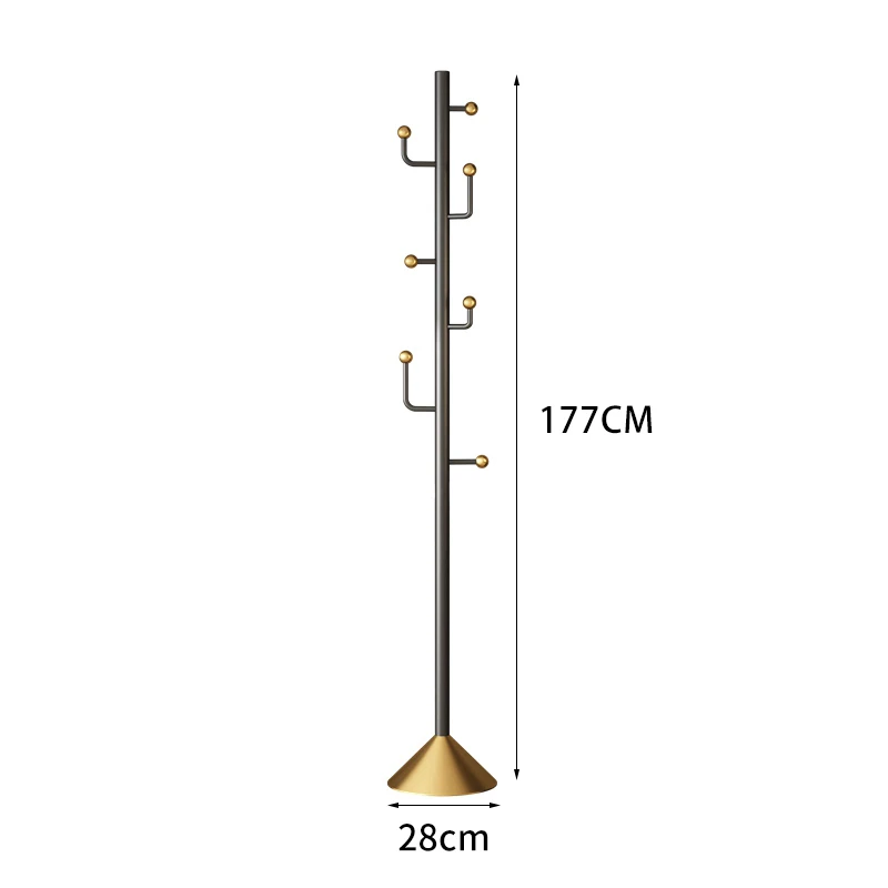 Вешалка для прихожей металлическая вешалка пальто стойка одежды