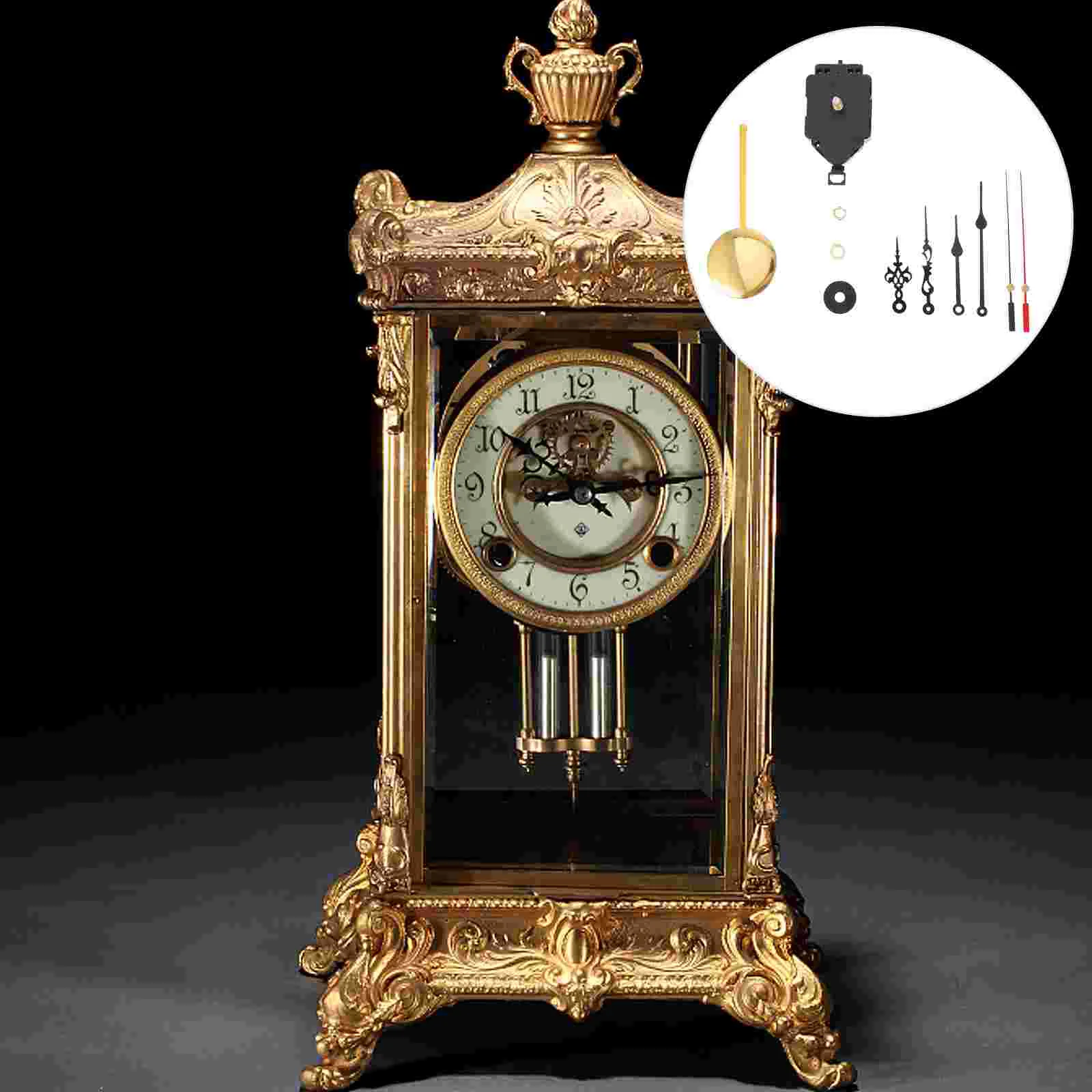 1 Set Chime Westminster Clock Movement Trigger Pendulum Clock Mechanism Quartz Pendulum Trigger Clock Movement Chime