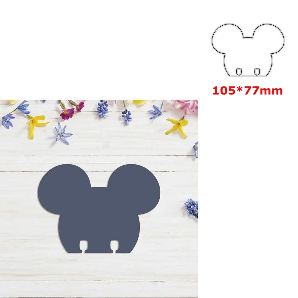 

Disney Mickey Mouse Head Metal Cutting Dies Diecut Mould for DIY Paper Cards Crafting Making Template Stencil 2023 Hot Sale