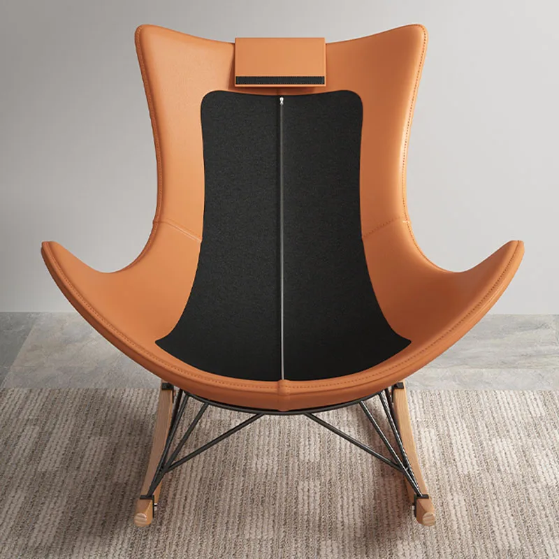 

Recliner Rocking Chairs Lounge Nordic Luxury Designer Single Sofa Bedroom Chairs Muebles Para El Hogar Library Furnitures
