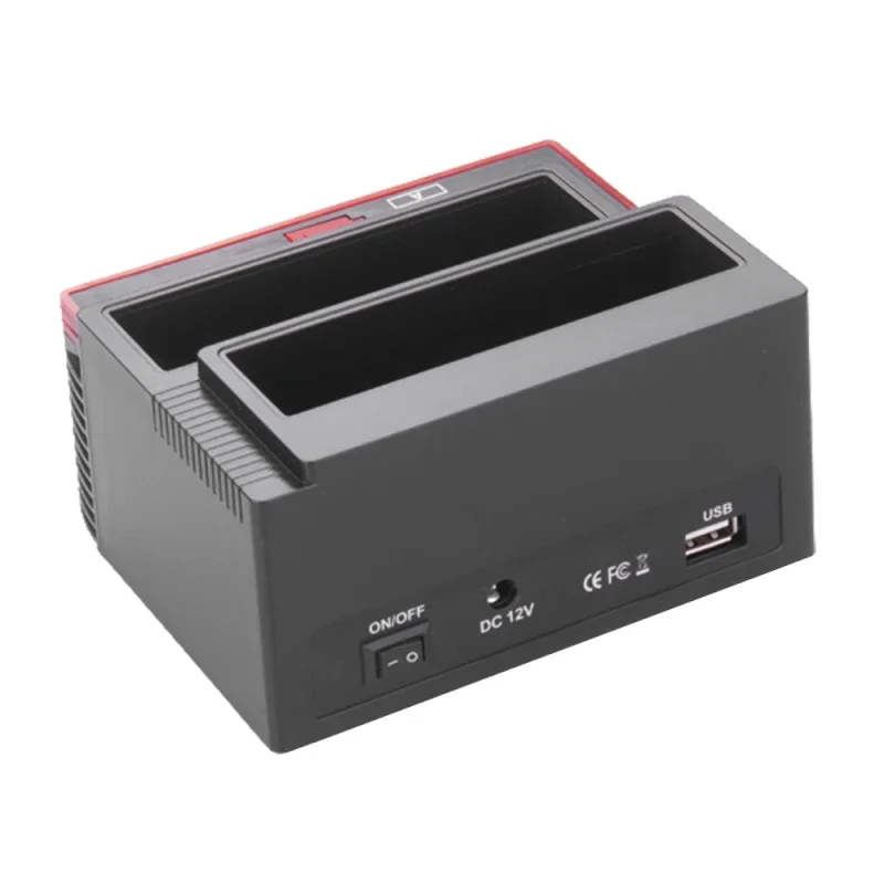 Фото Док-станция для жесткого диска, 2,5/3,5 дюйма, USB 2,0, 2 порта №3