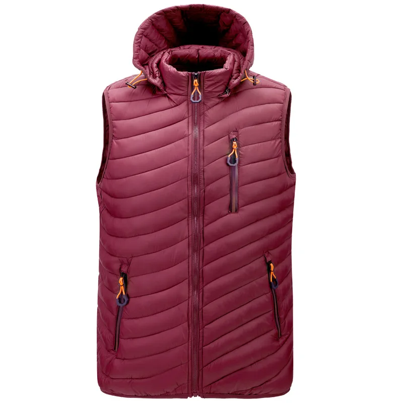 Saz Men's Lightweight Down Vest Insulated Winter Puffer Coat