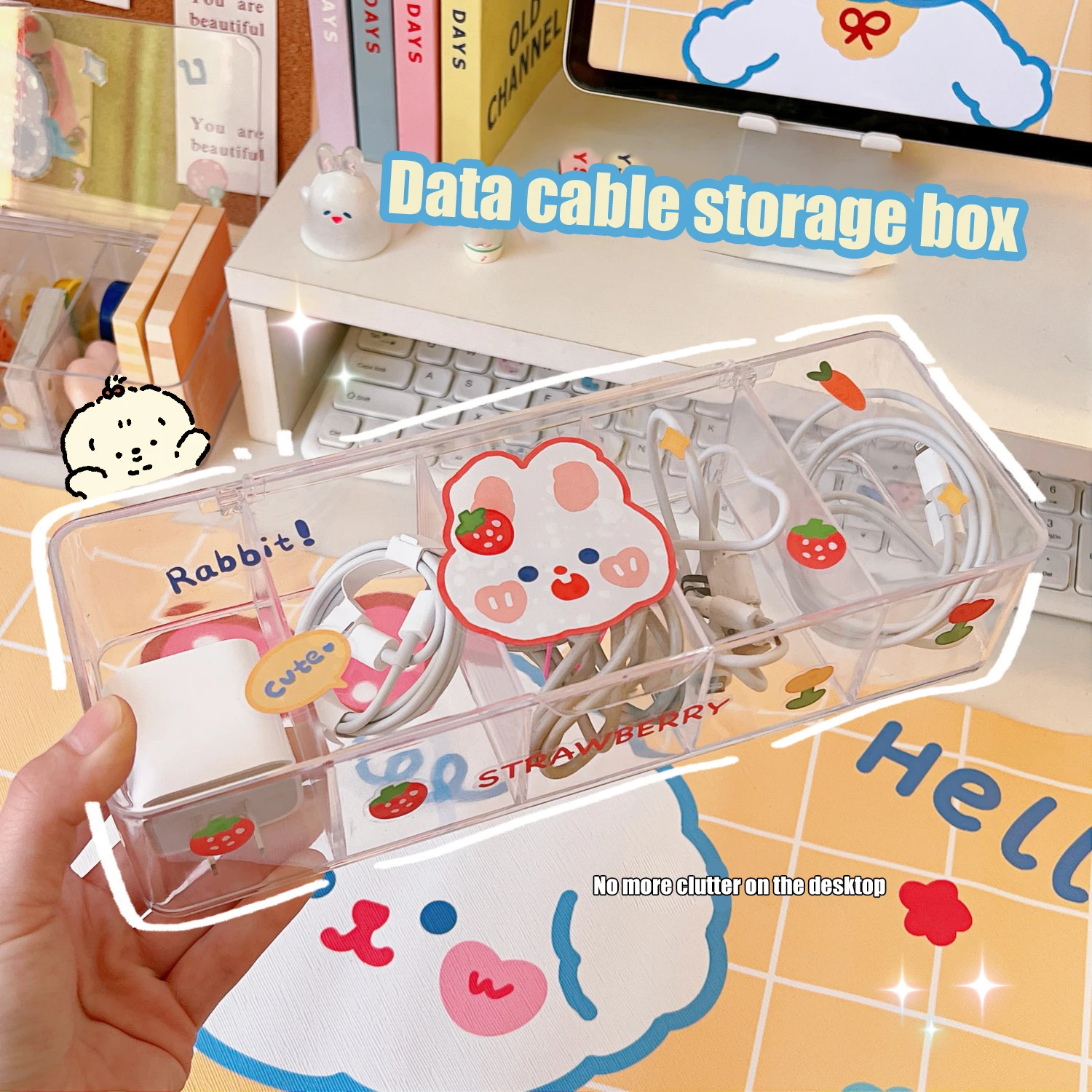 

Cable Organizer Wire Holder Organizers Low Price Items Free Shipping For Wires Protector Desktop Desk Accessories Office School