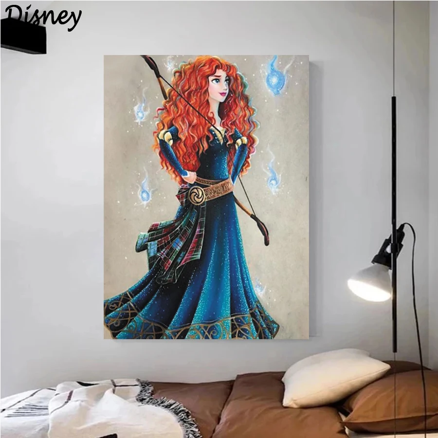 

Disney 5D Diamond Painting Cartoon Princess Cross Stitch Full Diamond Embroidery Picture Of Rhinestones Decor DIY Handmade