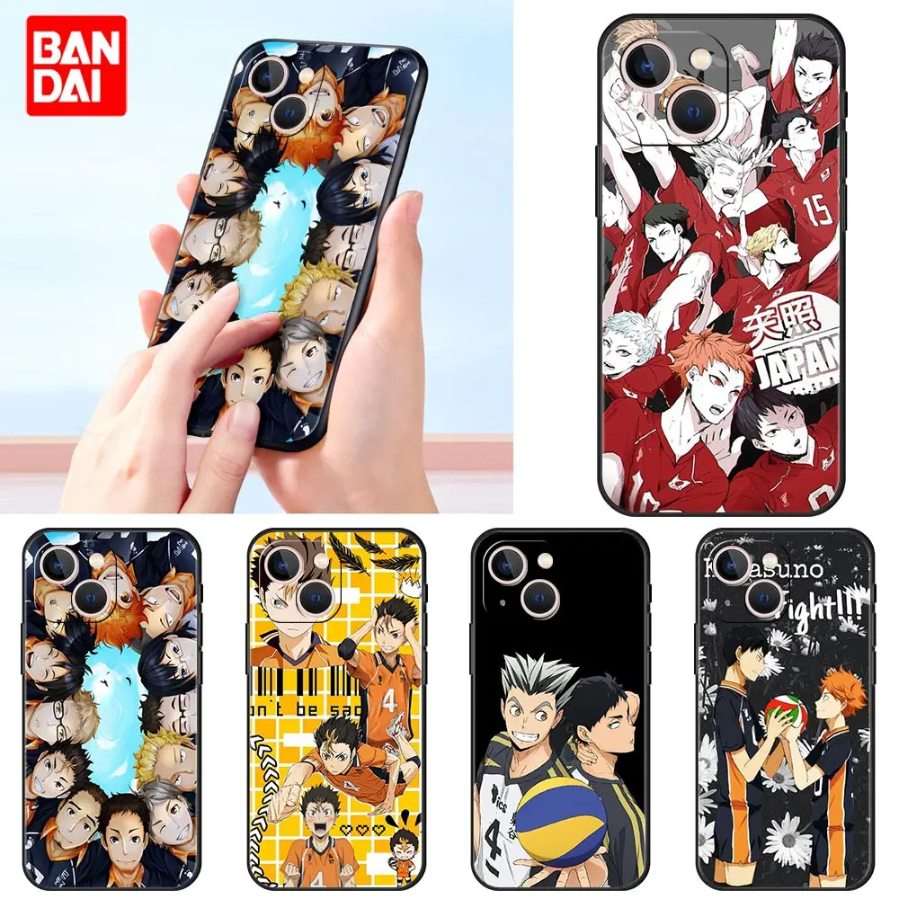 

Haikyuu Anime Poster Case for iPhone 13 12 11 Pro Max X XS SE 6 7 8 6s Plus XR Silicone Black Funda Accessorie Cover Shockproof