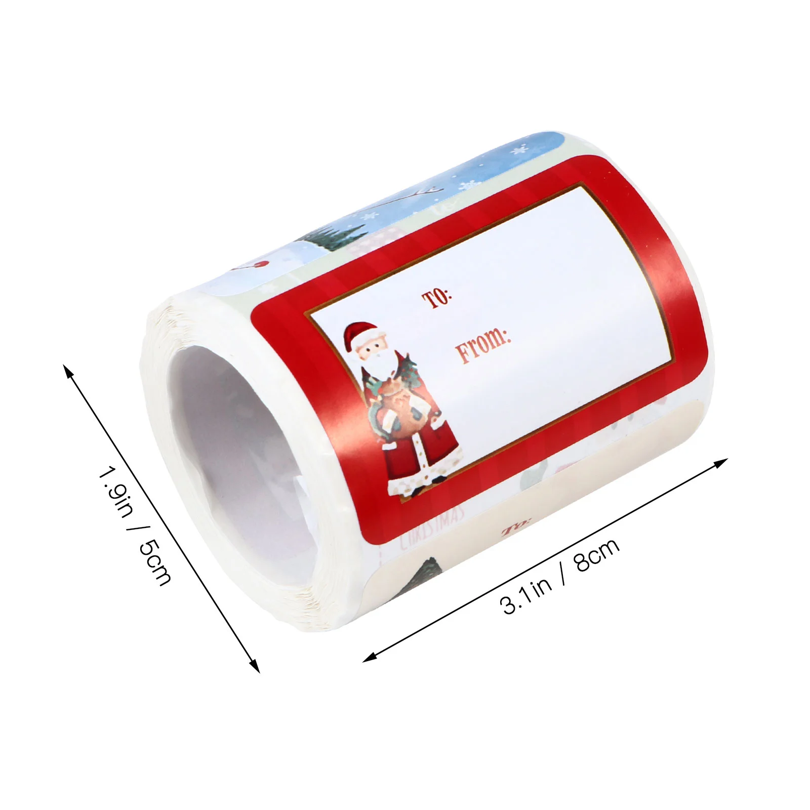 250 шт. рождественские наклейки этикетки упаковочная печать самоклеящаяся