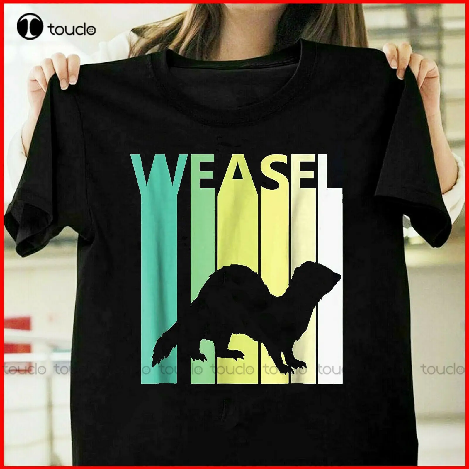 

Забавная хлопковая Футболка Weasel Spirit футболка с изображением животного Love Weasel, подарок, Мужская футболка, рабочие рубашки для мужчин, индиви...
