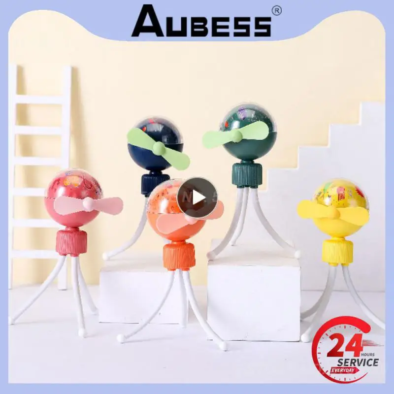 

Mini Fan Starry Sky Projection Octopus Fan Night Starry Sky Atmosphere Night Light USB Handheld Charging Student Summer Decor