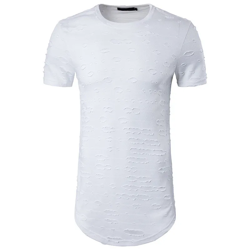 

6334-R-Short-sleeved t-shirt men's round neck summer new trend T-shirt half-sleeved men's T-shirt