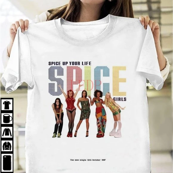

Футболка Spice Girls World Tour в стиле ретро