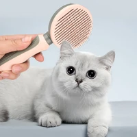 cat brush dog comb pet hair remover pet hair comb self cleaning slicker brush for cats dogs removes tangled hair pet products