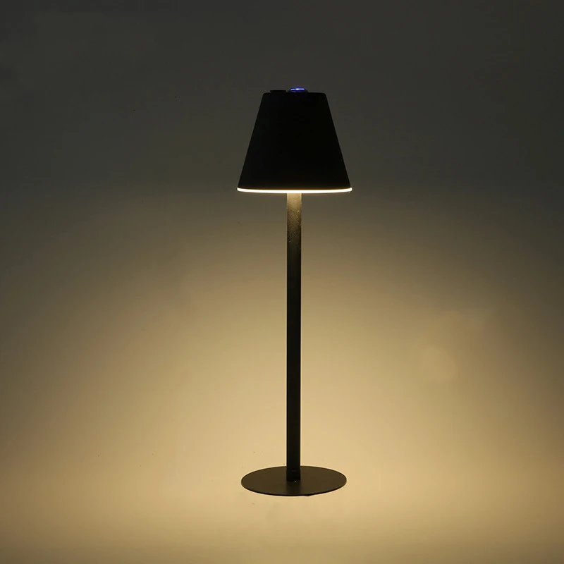 

Nordic Led Desk Lamp Bar Metal Retro Table Lamp Rechargeable Mushroom Lampe Touch Dimming Eye Protection Light Night Lights