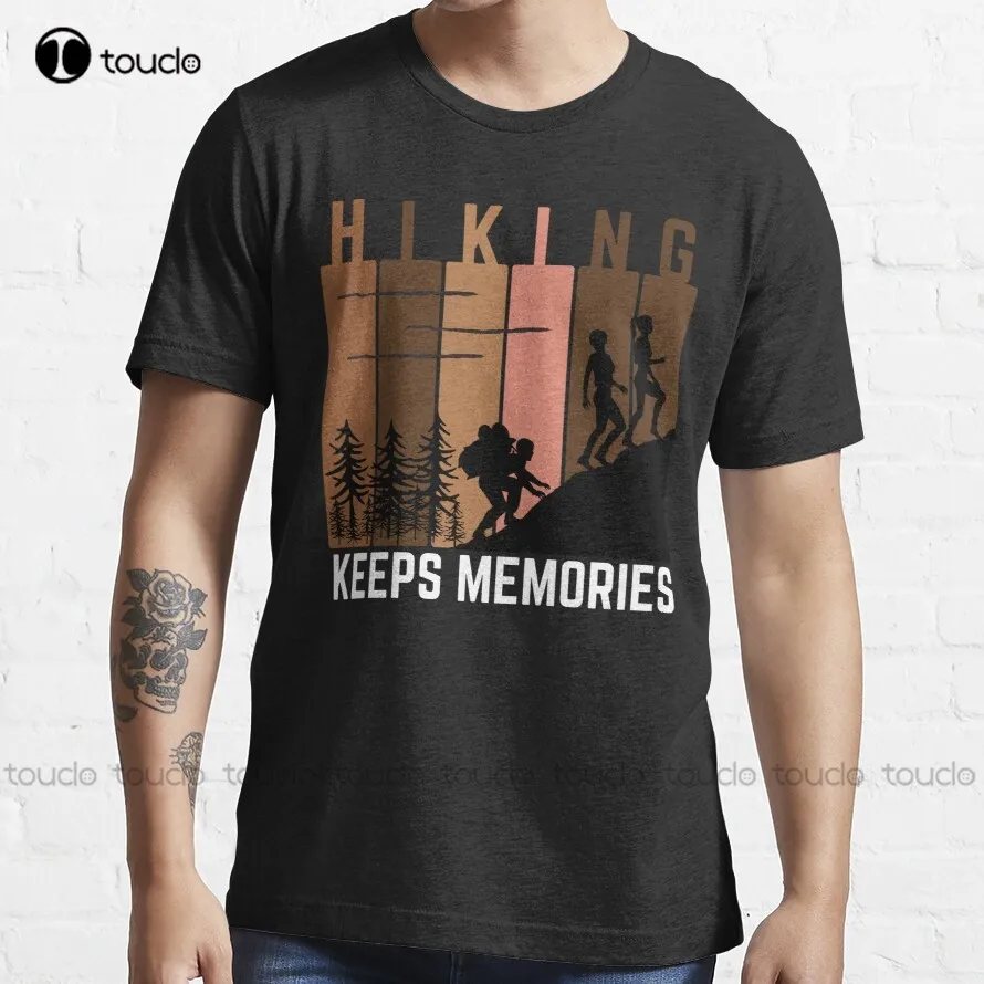 

Hiking Keeps Memories T-Shirt Big Sister Shirt High Quality Cute Elegant Lovely Kawaii Cartoon Sweet Harajuku Cotton T-Shirt
