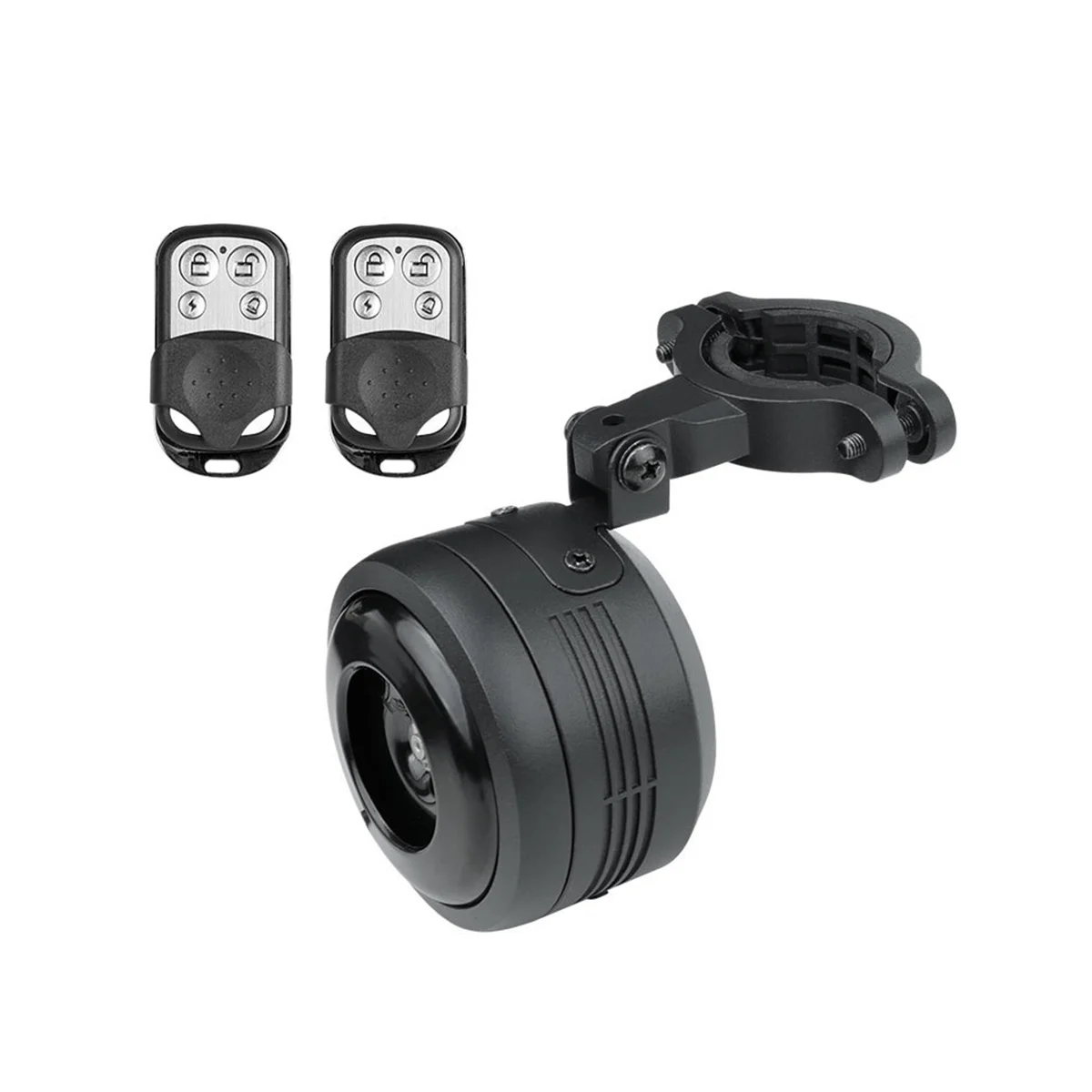 

Cycling Mountain Bikes Bell Wireless Electronic Horn Remote Anti-Theft Alarm USB Charging