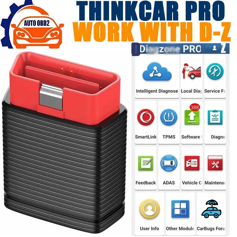 

THINKCAR PRO Bluetooth OBDII Scanner PK MUCAR BT200 DBSCAR5 THINKDIAG GOLO Easydiag For Auto Car Full System Diagnostic Tool