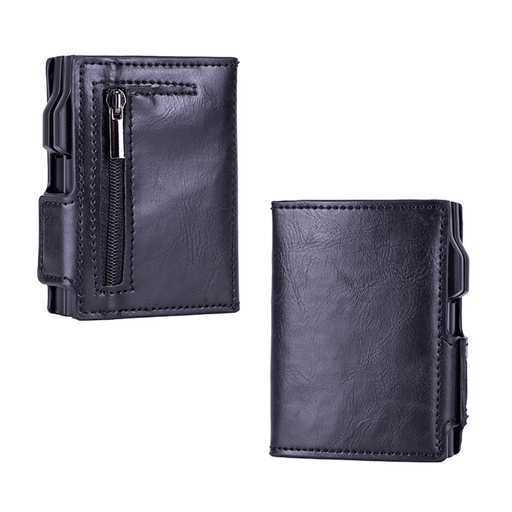 Men's Credit Cardholder Wallet 2023 New Carbon Fiber RFID Blocking Leather Bank Card Case Cardholder Protection Purses for Women