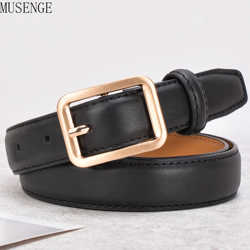 Ремень из натуральной кожи Женский Модный Роскошный дизайнерский винтажный пояс