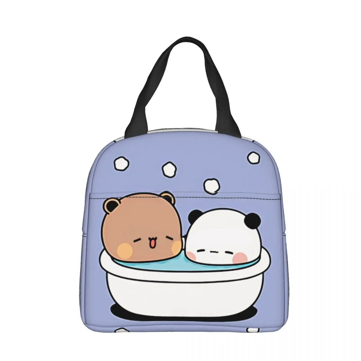 

Переносная сумка для ланча Bear And Panda Bubu и Dudu, аниме пакет-кулер для льда изоляция, сумки для хранения пищи для пикника