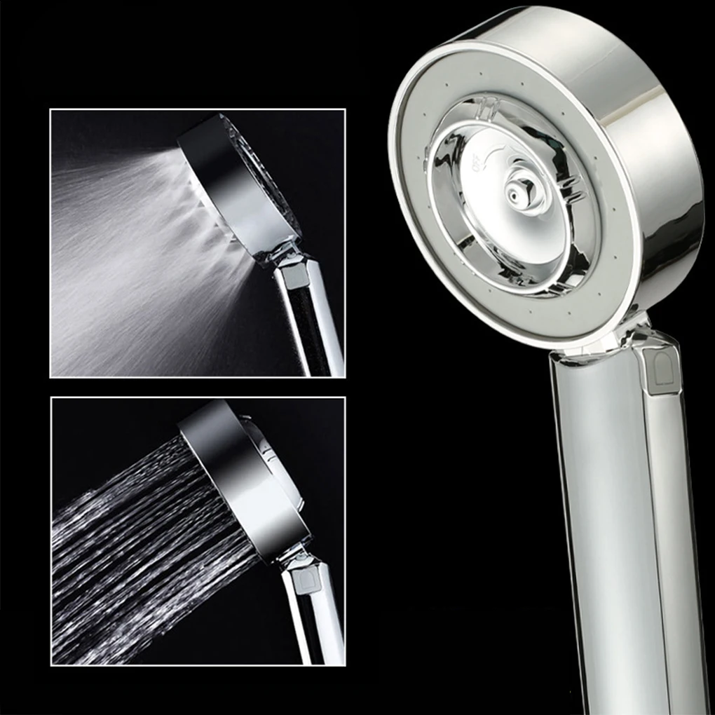 

Двусторонняя душевая лейка, водосберегающая круглая насадка из АБС, душевая лейка для спа-ванны, 2 режима, высокое давление, ручной душ «дожд...