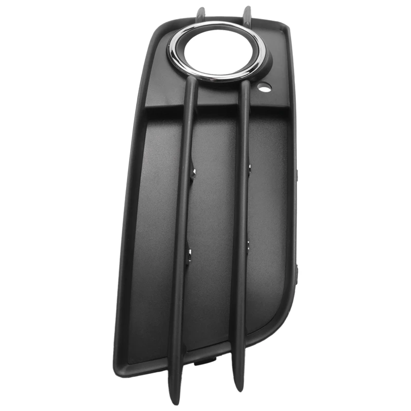 Левая сторона матовая черная противотуманная фара решетка хромированное кольцо